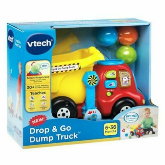 NEW!! VTech Drop and Go Dump Truck - 6 - 36 Months